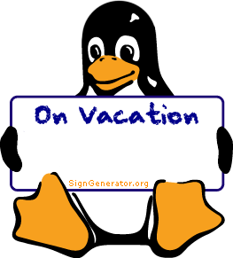 On vacation until September 10