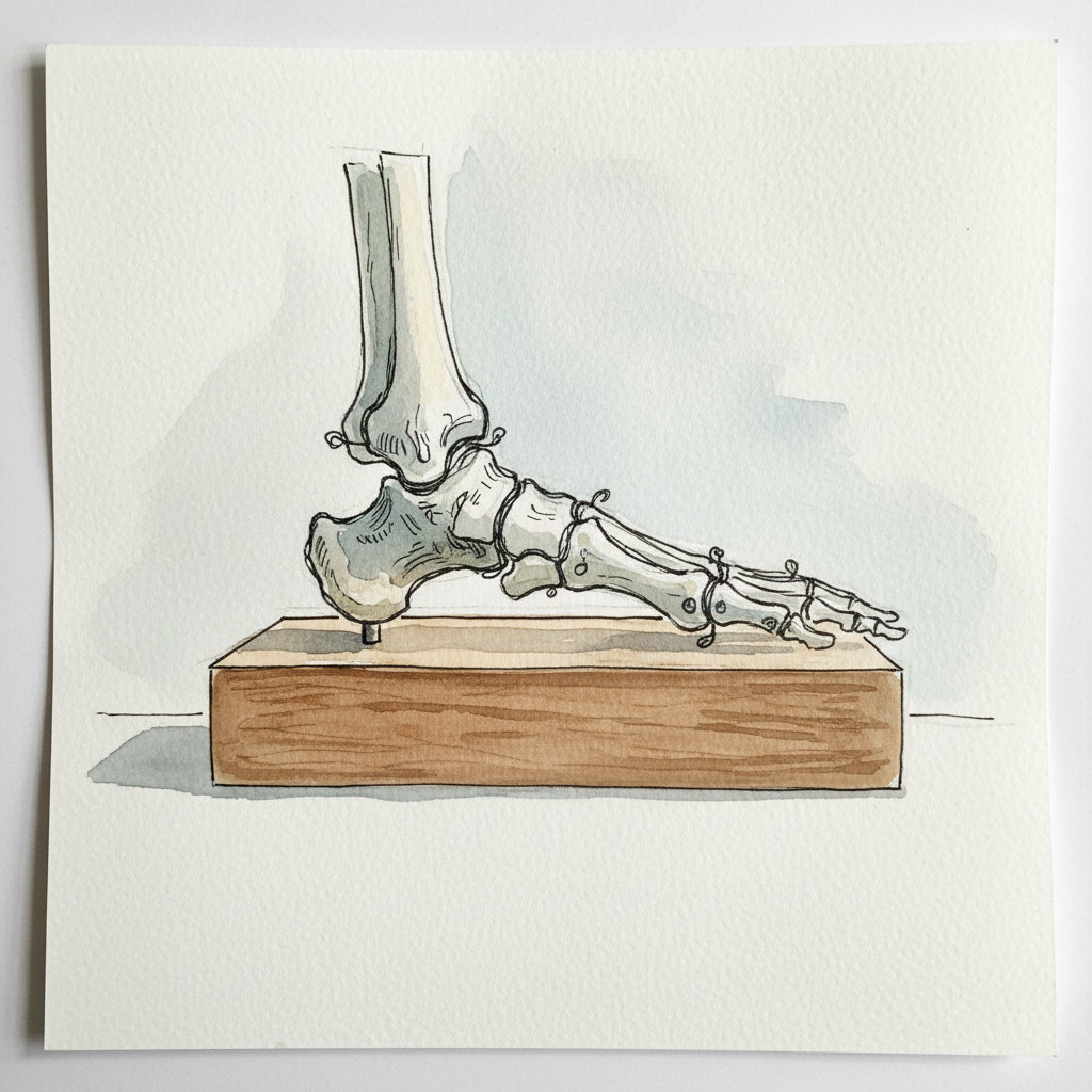 Foot Skeleton Side View, Anatomical Model Loose & airy