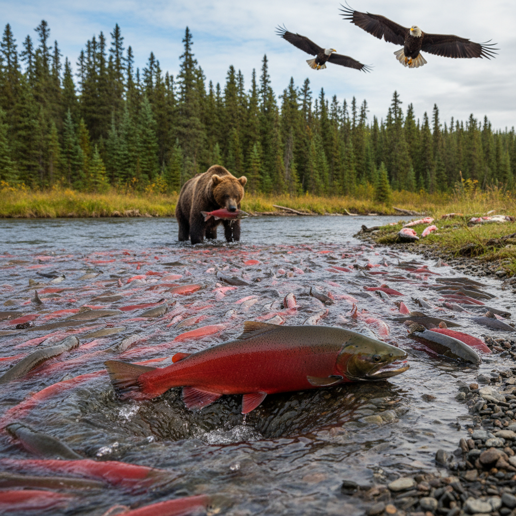 Sockeye salmon photo reference