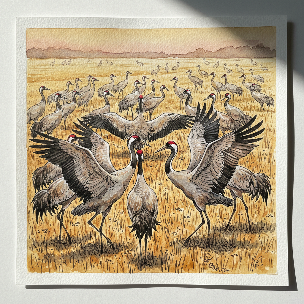 Common crane Tighter & richer
