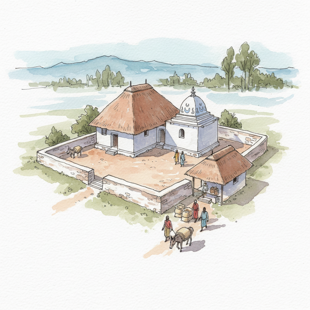 Sheikh Hussein Shrine and Mosque, Bale, Ethiopia Loose & airy