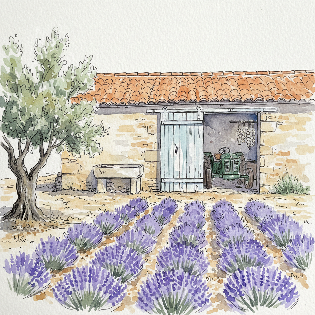 French Long-Barn in Provence Loose & airy