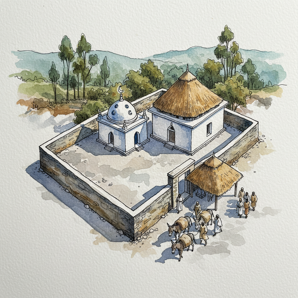Sheikh Hussein Shrine and Mosque, Bale, Ethiopia Tighter & richer