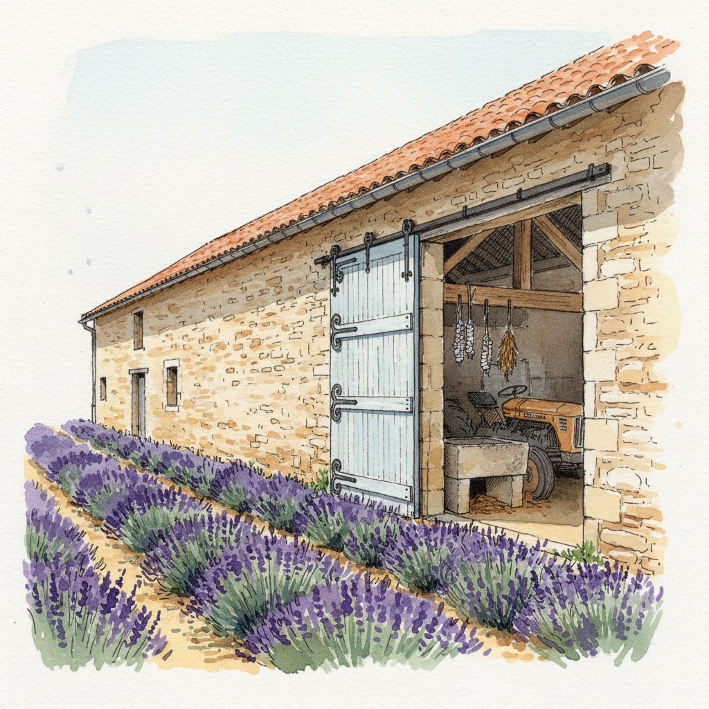 French Long-Barn in Provence Tighter & richer
