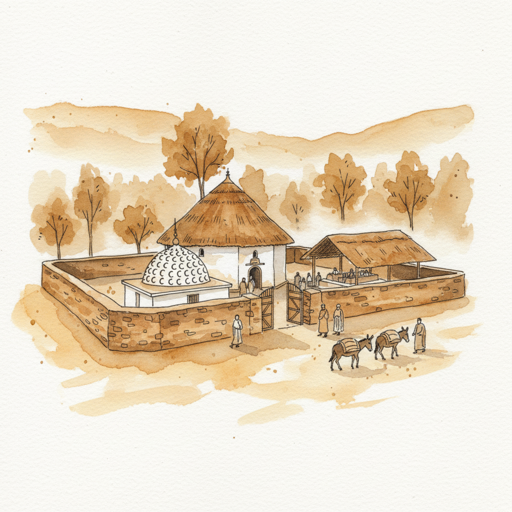 Sheikh Hussein Shrine and Mosque, Bale, Ethiopia Alternative interpretation