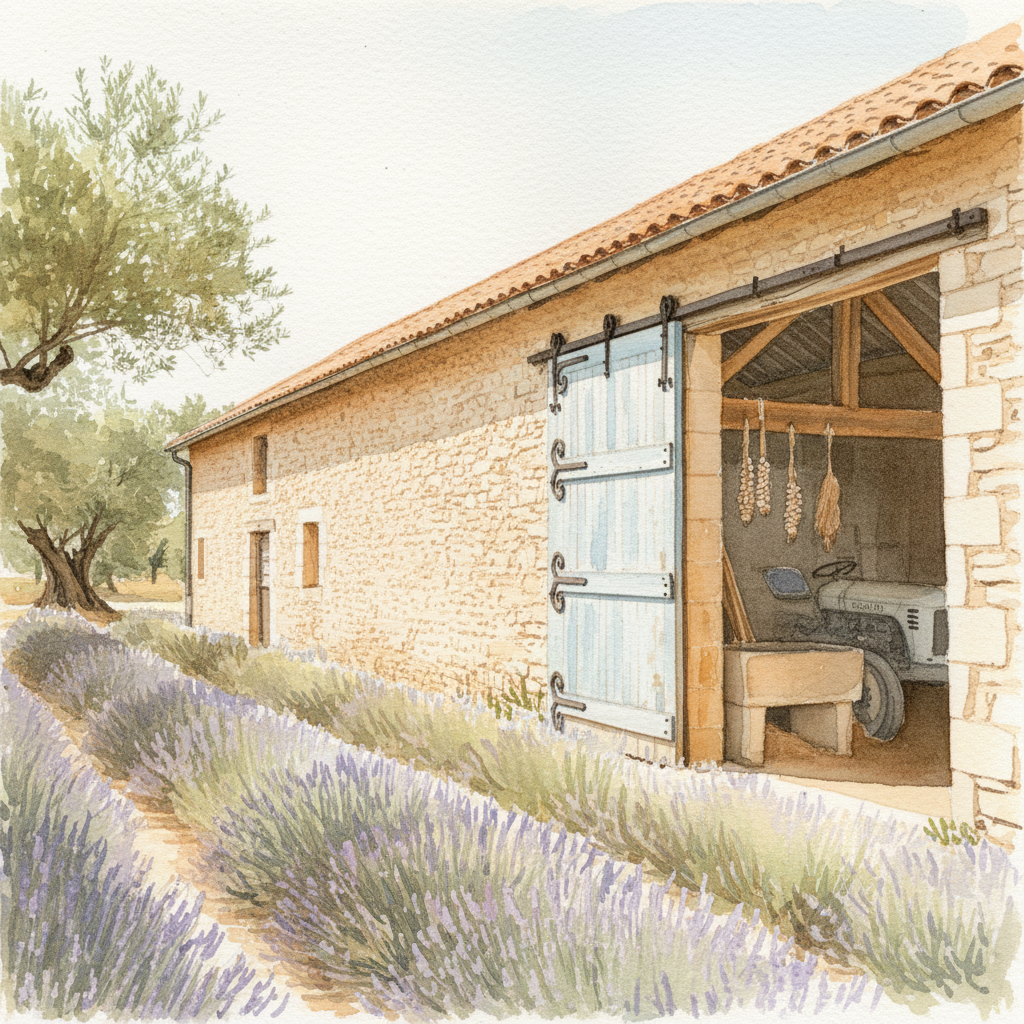 French Long-Barn in Provence Alternative interpretation