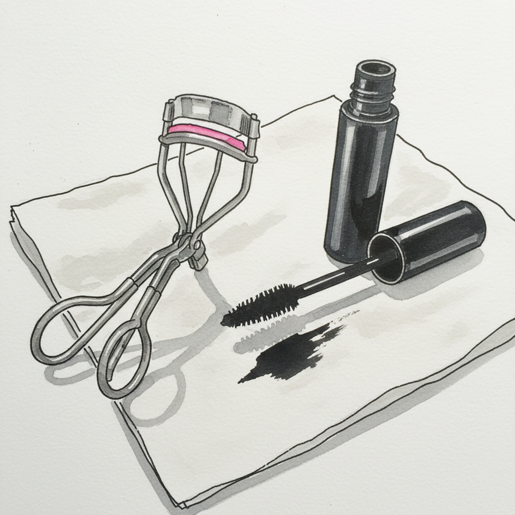 Eyelash Curler and Mascara Alternative interpretation