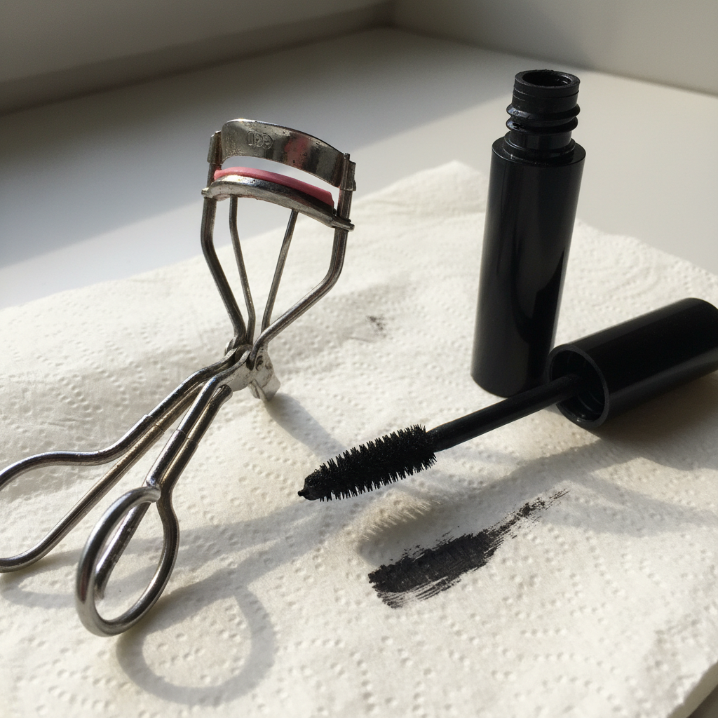 Eyelash Curler and Mascara photo reference