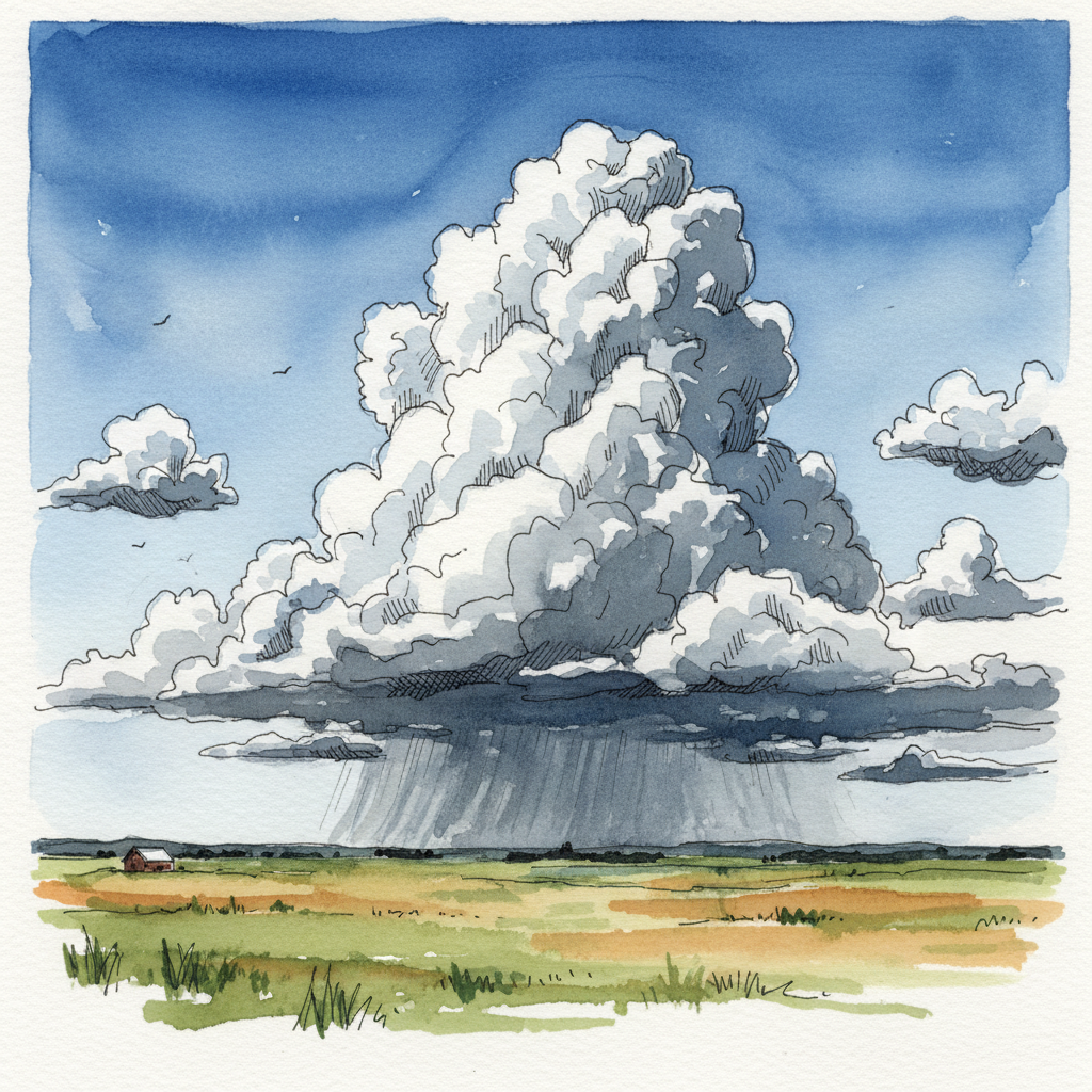 Towering Cumulus over the Plains Tighter & richer