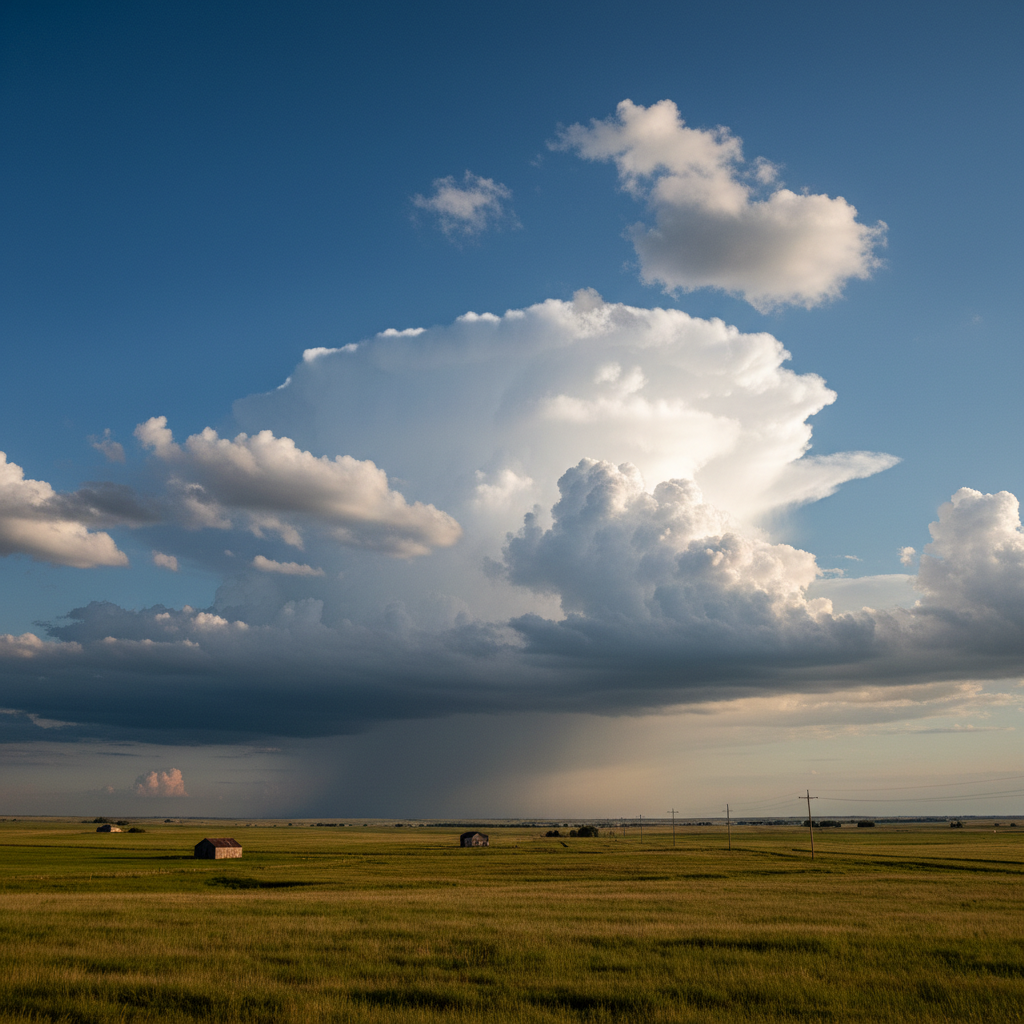 Towering Cumulus over the Plains photo reference