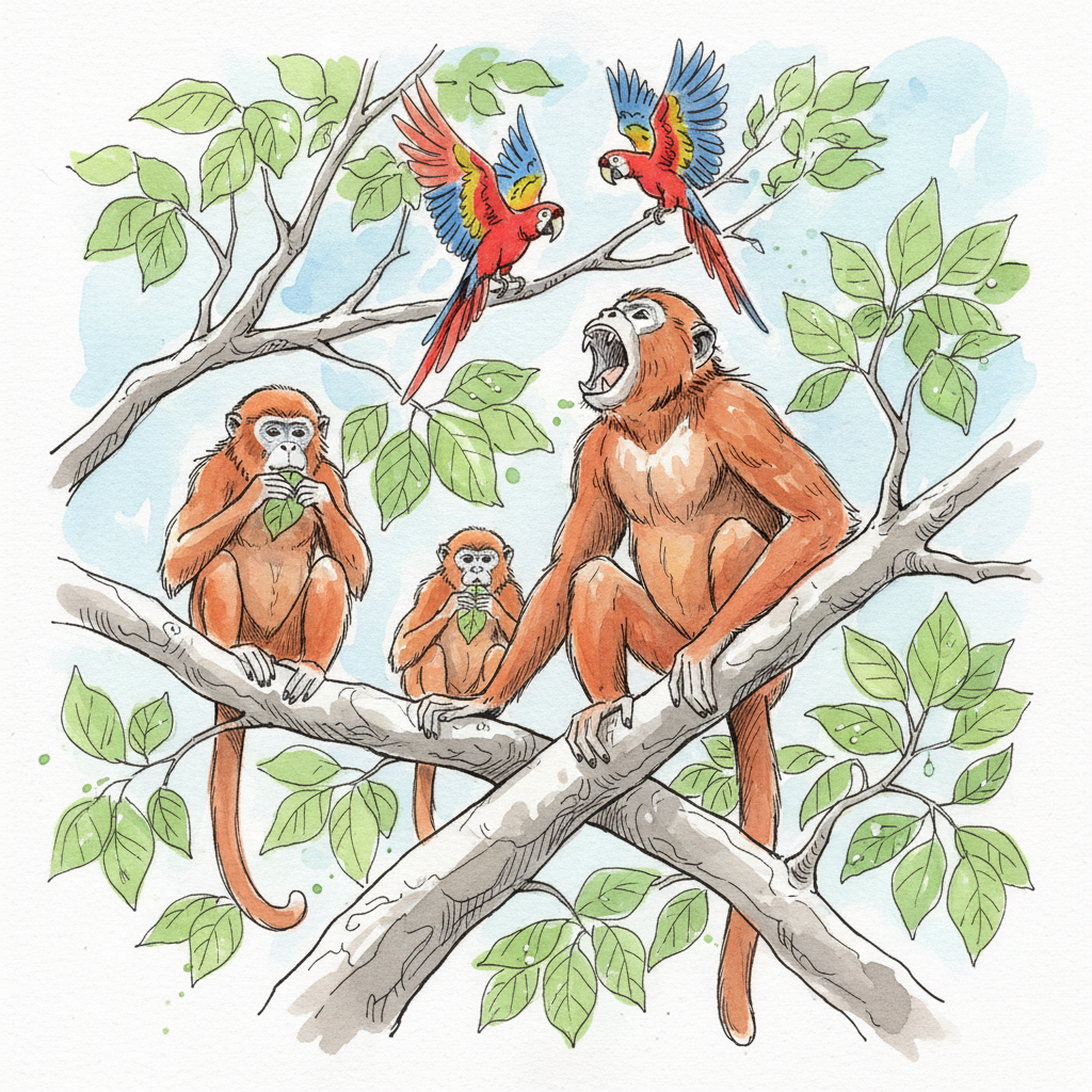 Red howler Loose & airy