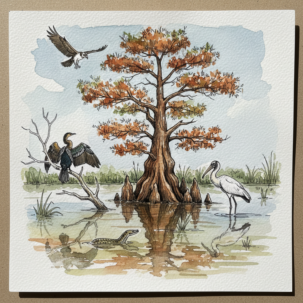 Pond cypress Tighter & richer