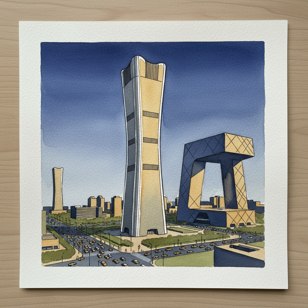 CITIC Tower (China Zun), Beijing, China Alternative interpretation