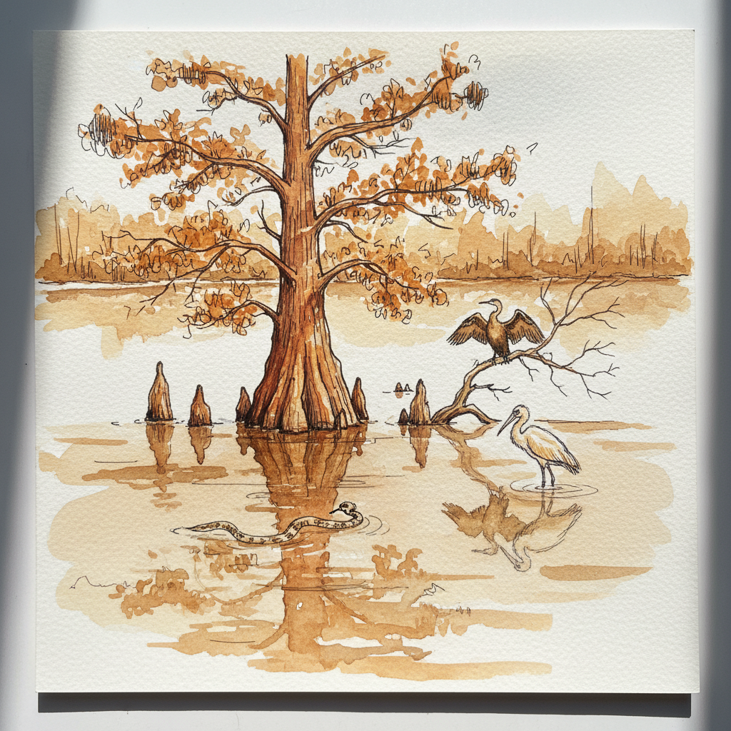 Pond cypress Alternative interpretation