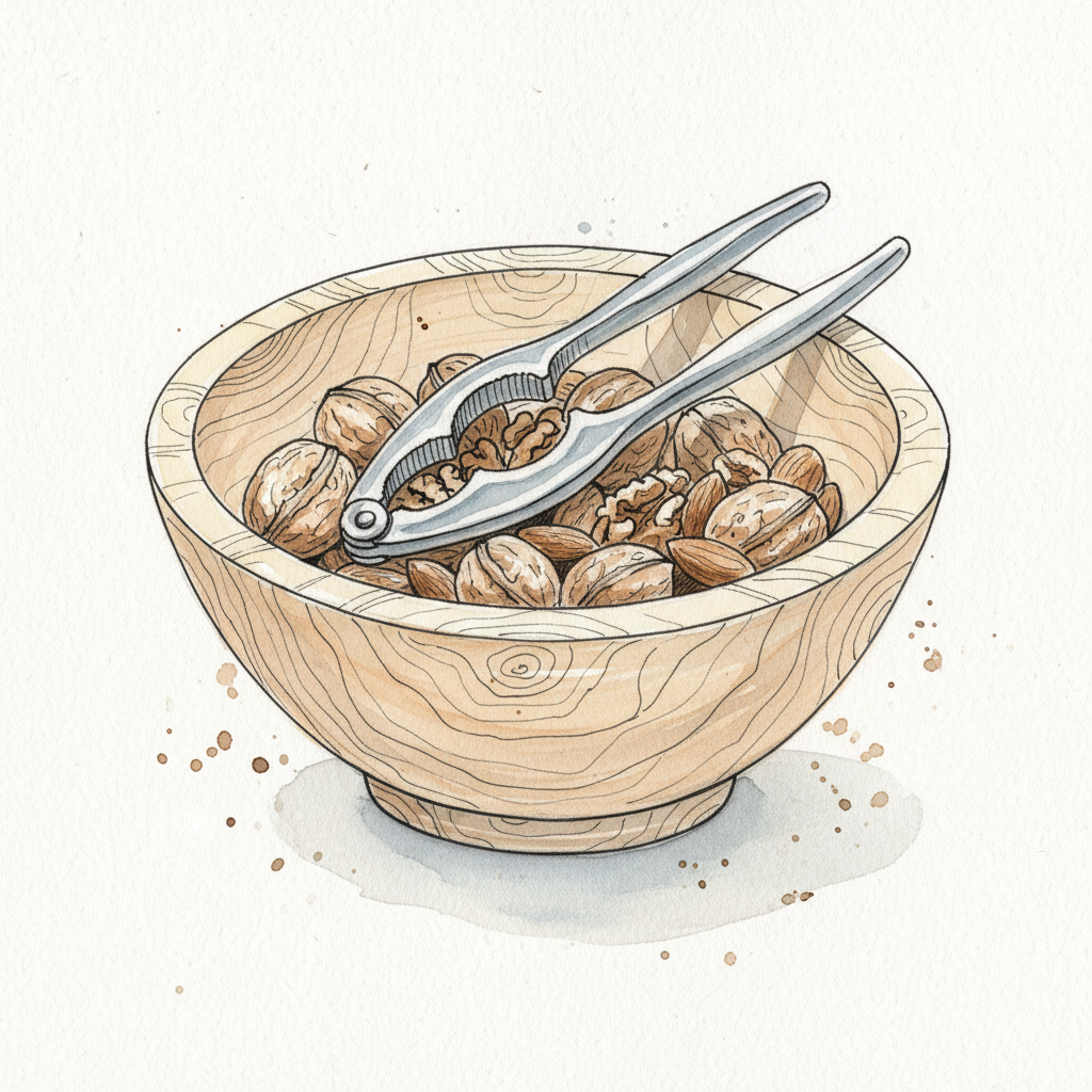 Nut Bowl Turned Ash Loose & airy