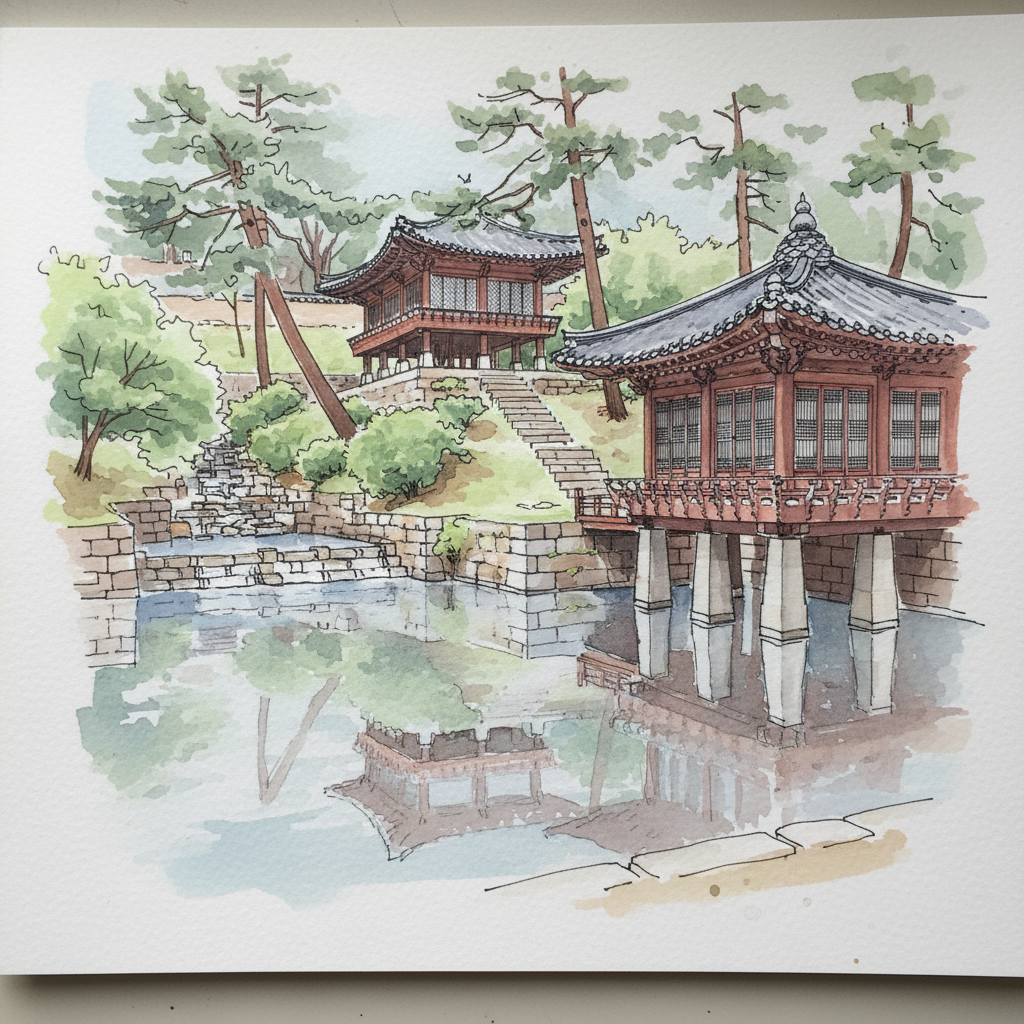 Changdeokgung Huwon Secret Garden, Seoul, South Korea Loose & airy