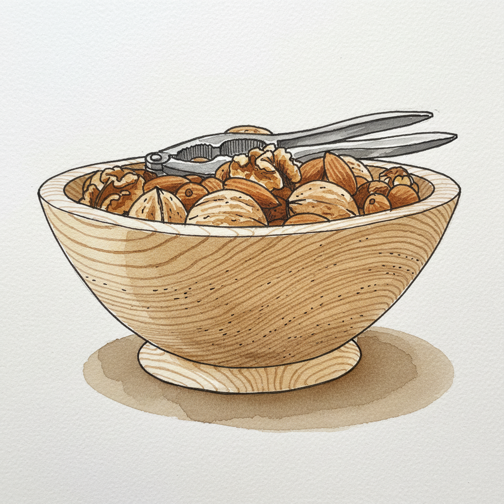 Nut Bowl Turned Ash Alternative interpretation