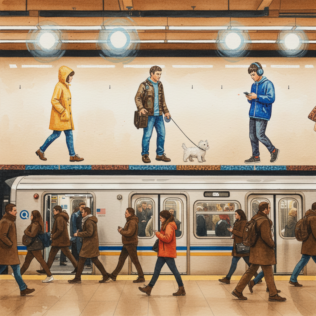 86th Street Station Q Line, New York City Subway, USA Alternative interpretation