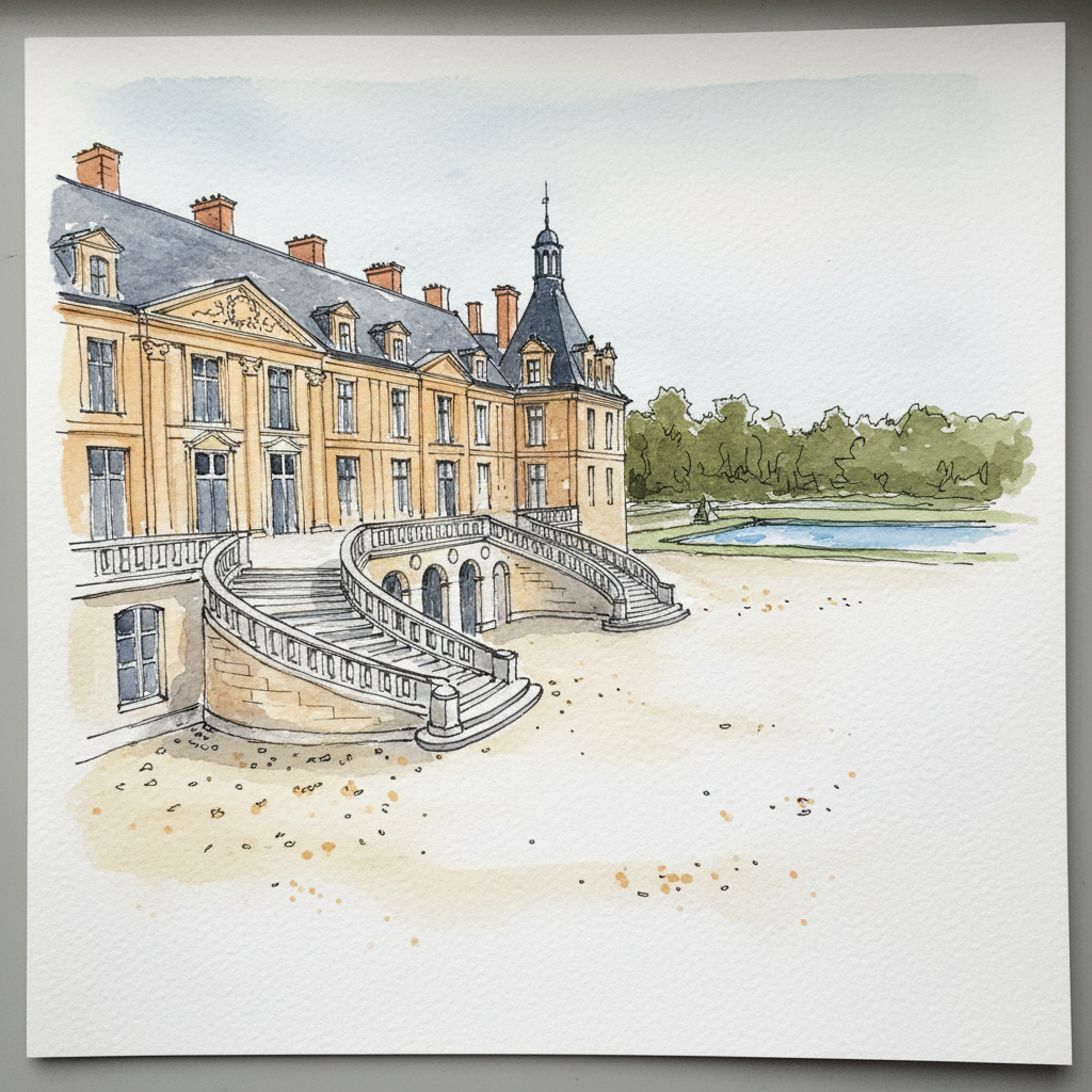 Château de Fontainebleau, Fontainebleau, France Loose & airy