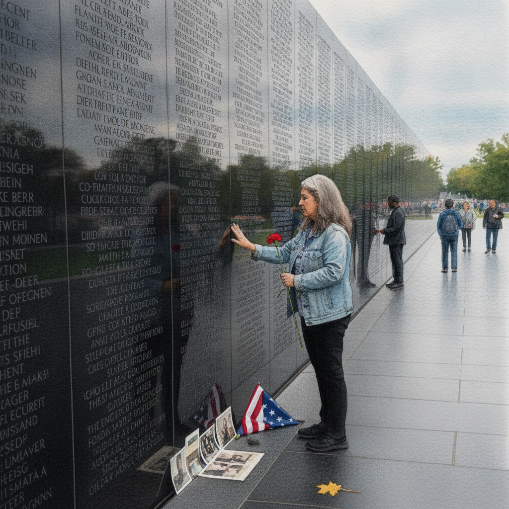 War memorial with names Tighter & richer