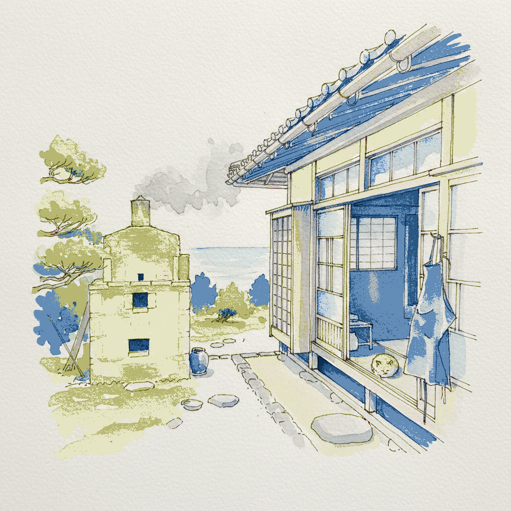 Hagi Pottery Studio House, Hagi, Yamaguchi, Japan example 3