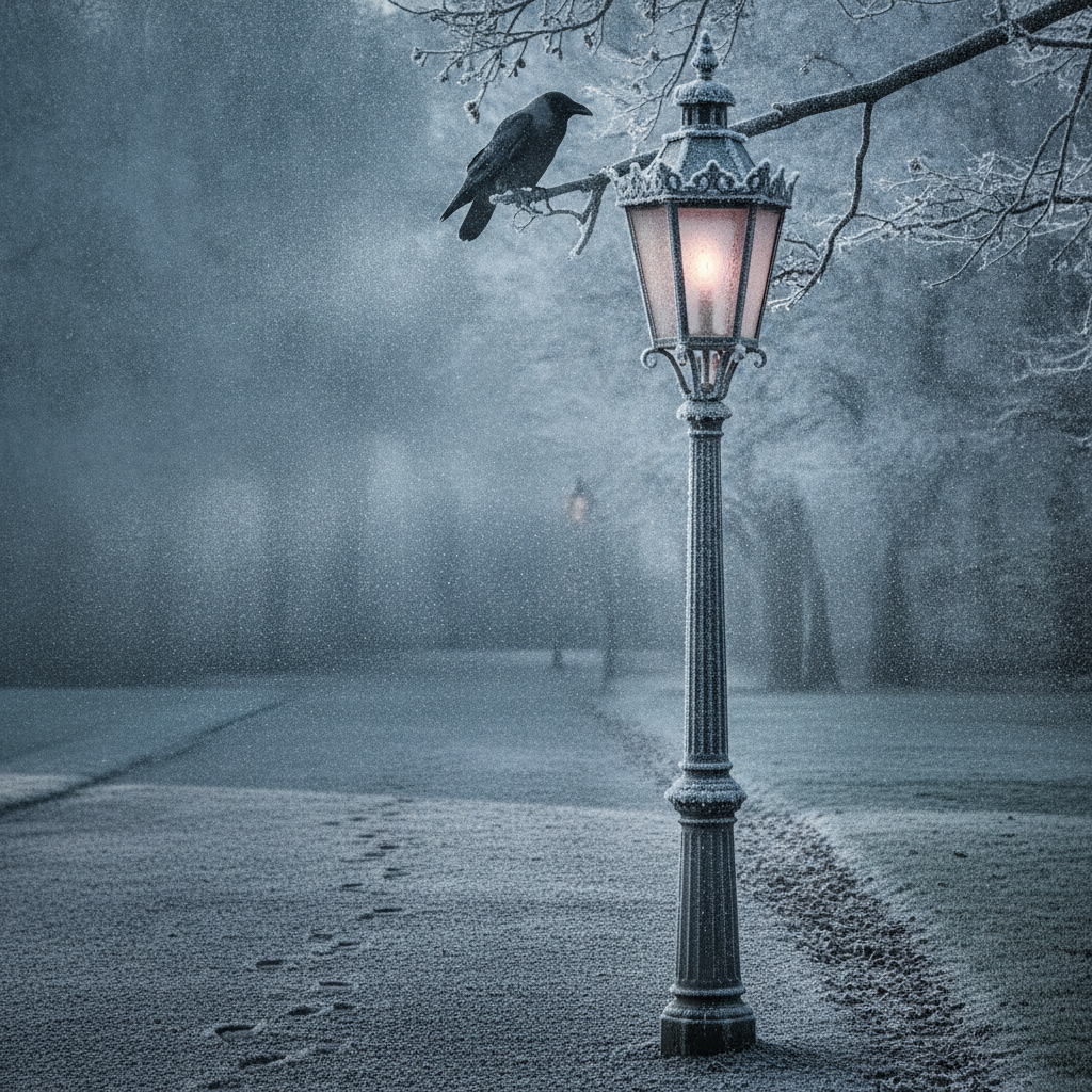 Schönbrunn Frost AI-generated photoreal reference