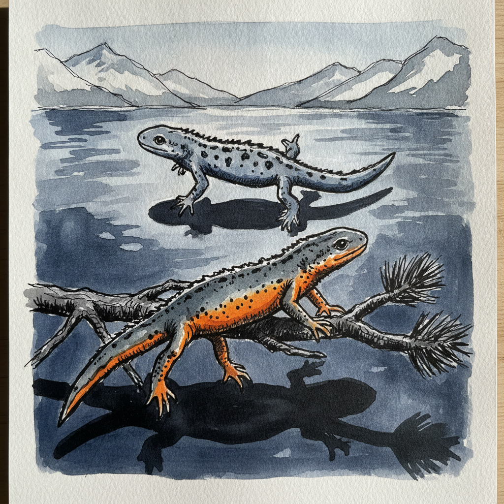 Alpine newt example 1