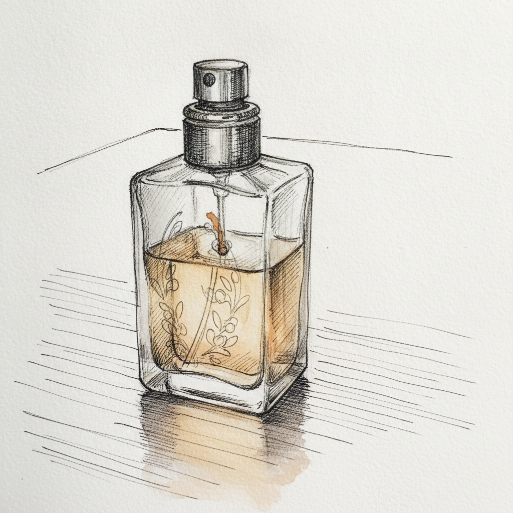 Perfume Bottle, Glass example 1