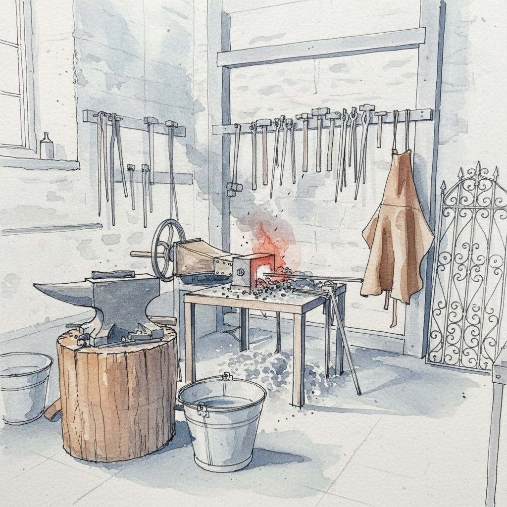 Blacksmith forge Loose & airy