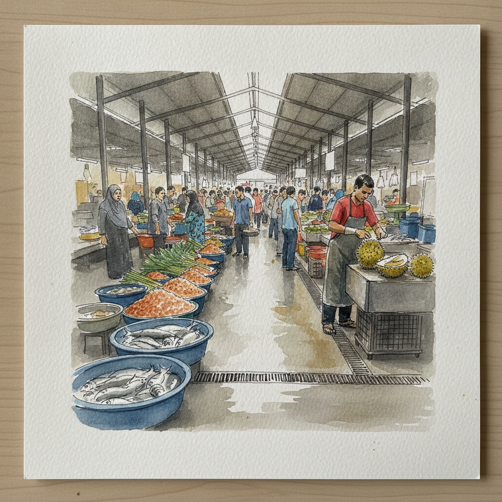 Chow Kit Market, Kuala Lumpur, Malaysia example 1