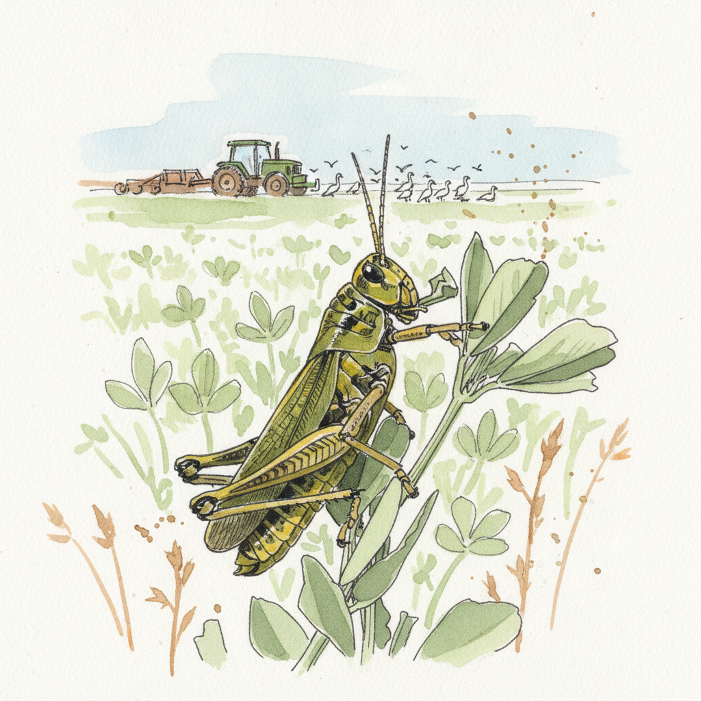 Differential grasshopper Loose & airy