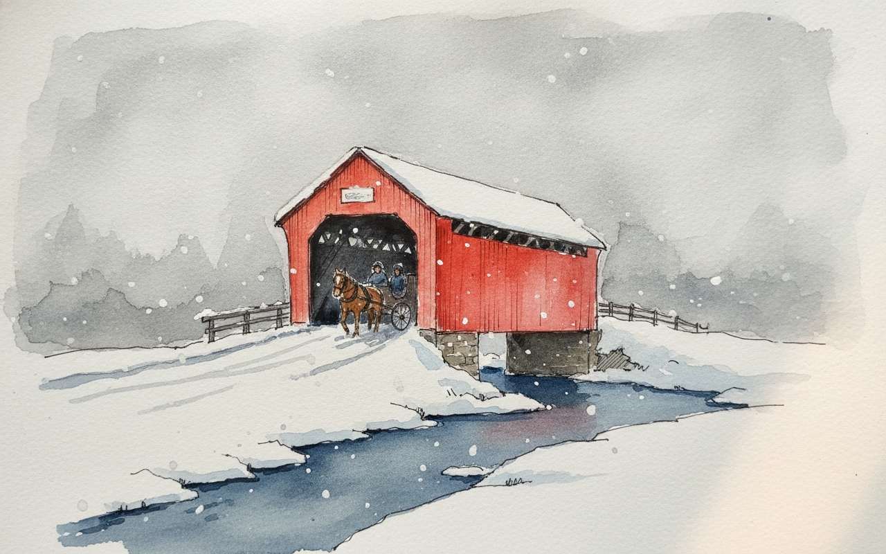 Pennsylvania Snowstorm, Lancaster County example 2