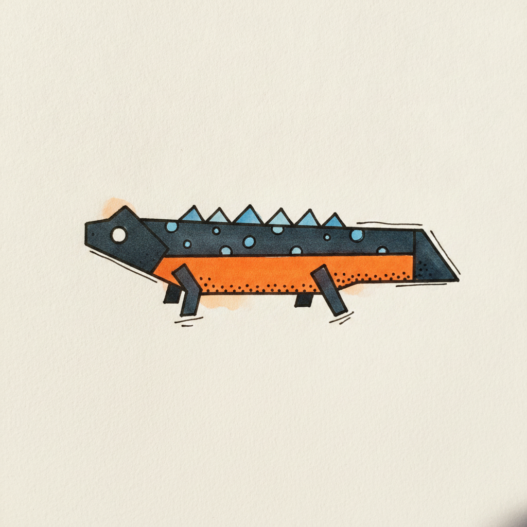 Alpine newt example 3