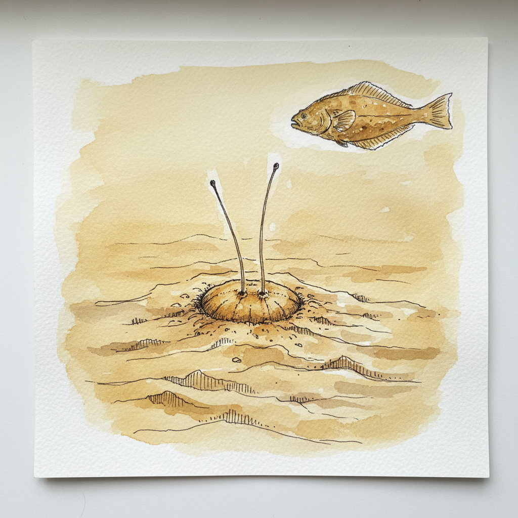 Heart urchin Alternative interpretation