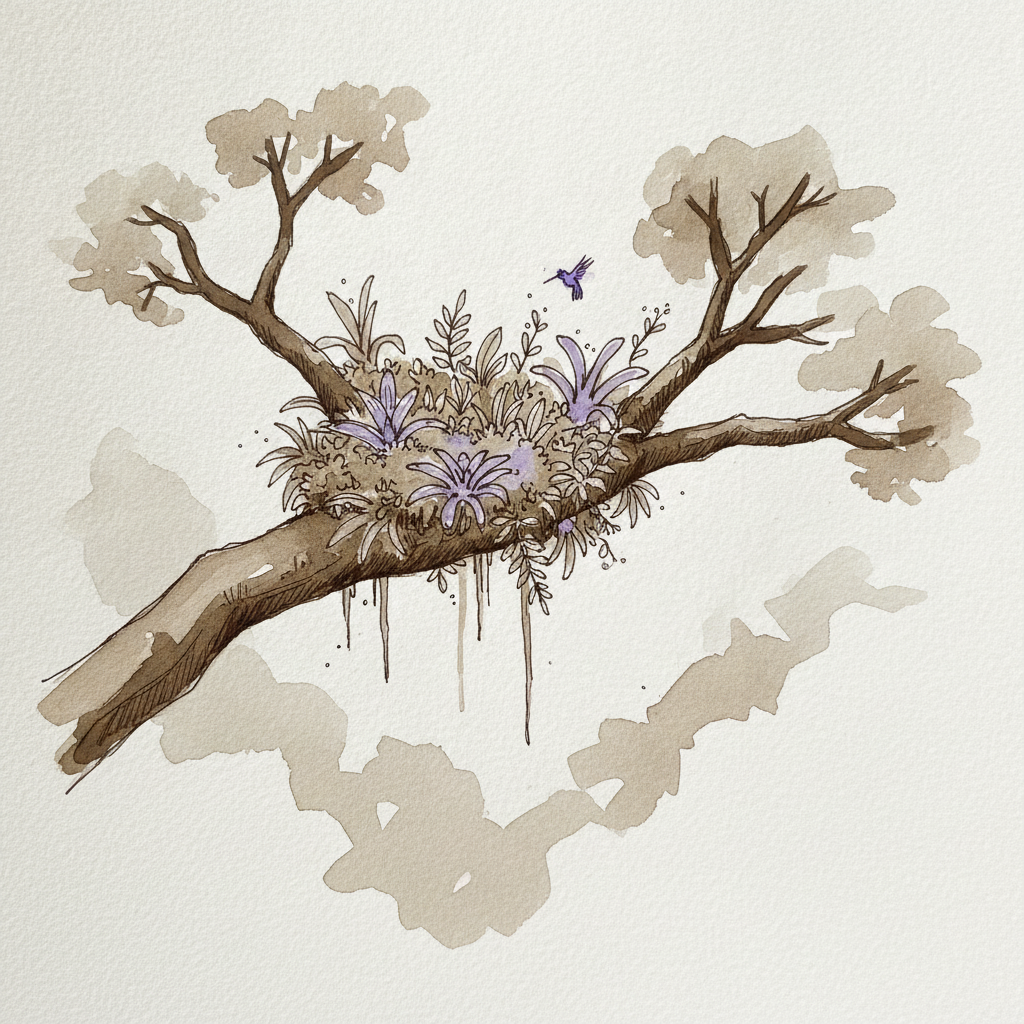 Epiphyte Garden Crown, Costa Rica example 1