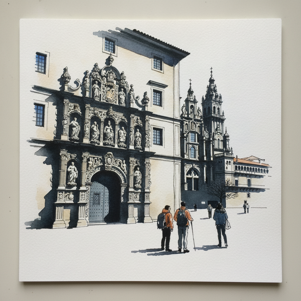 Hostal de los Reyes Católicos, Santiago de Compostela, Spain example 2