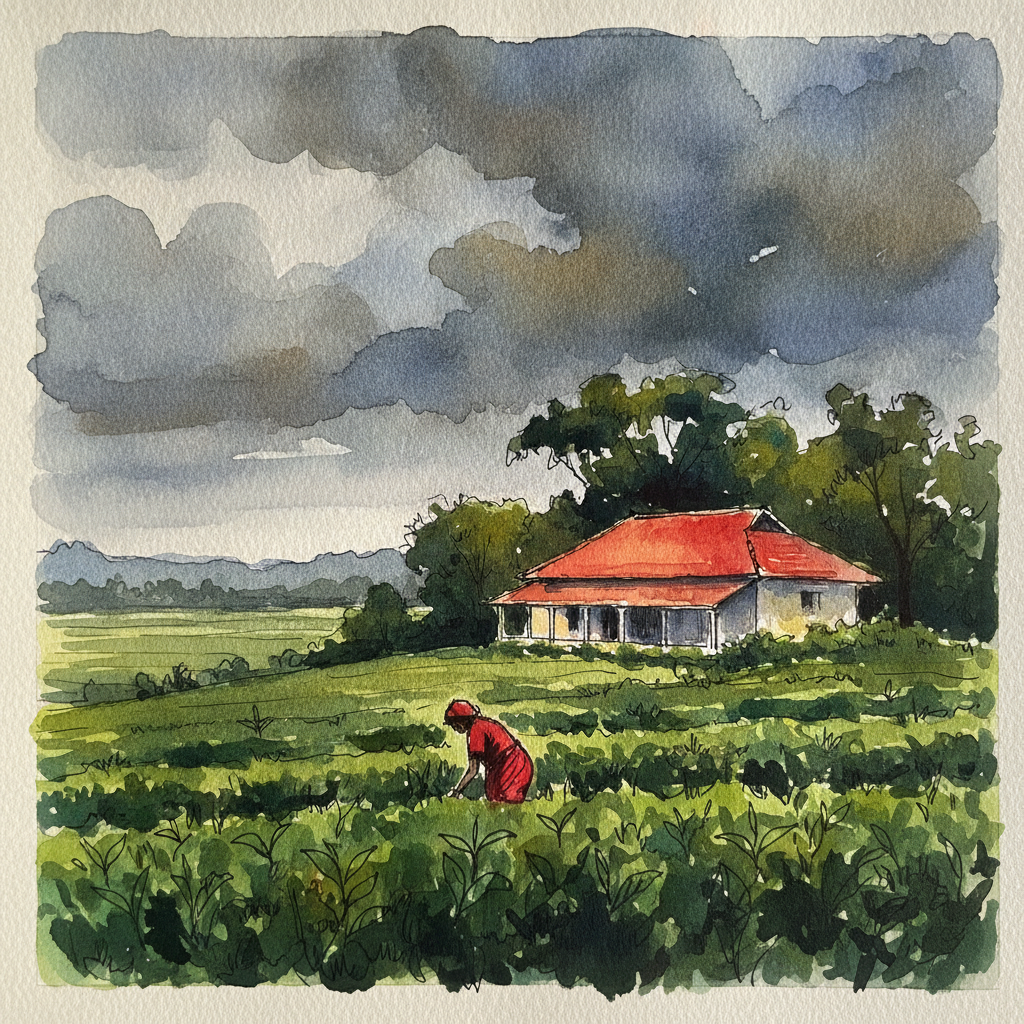 Halmari Tea Estate, Assam, India example 2