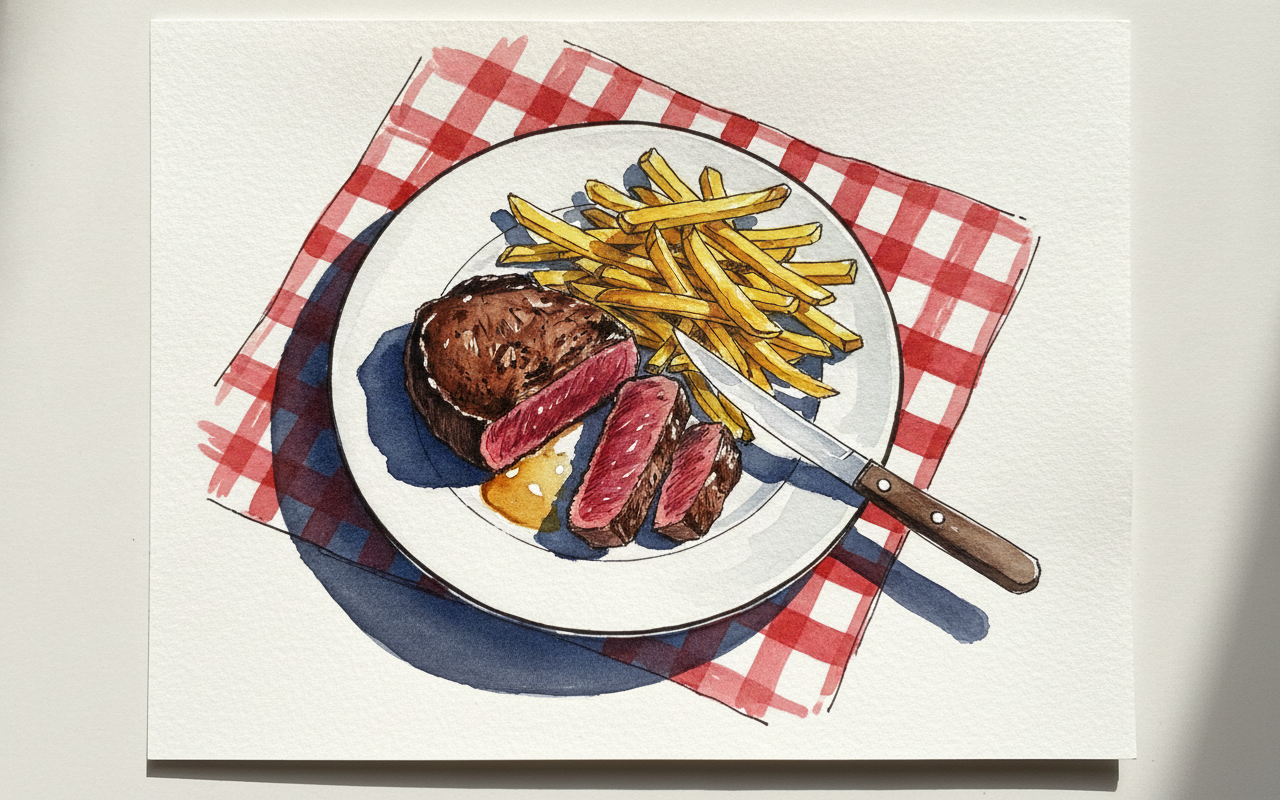 French Steak Frites example 2