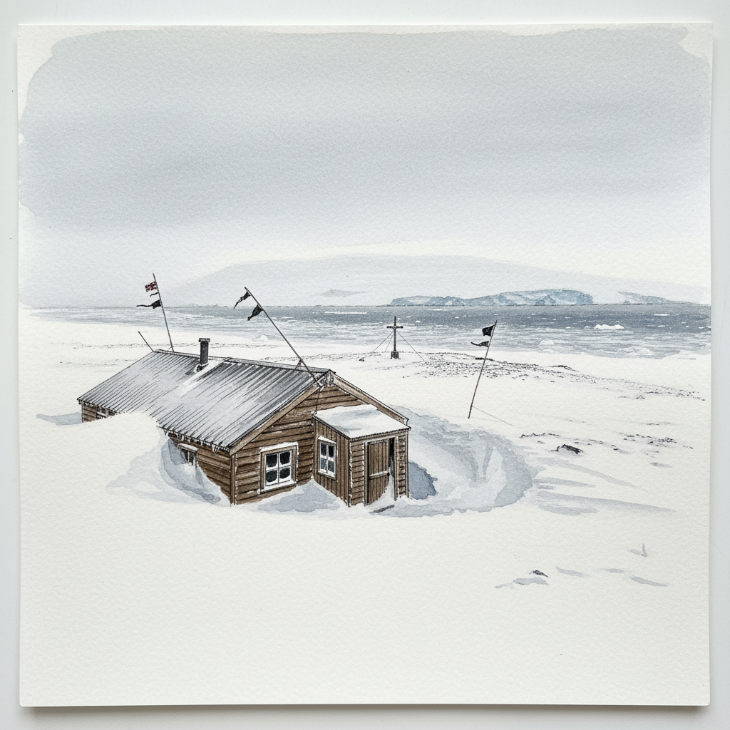 Mawson's hut at Cape Denison, blizzardiest place Tighter & richer