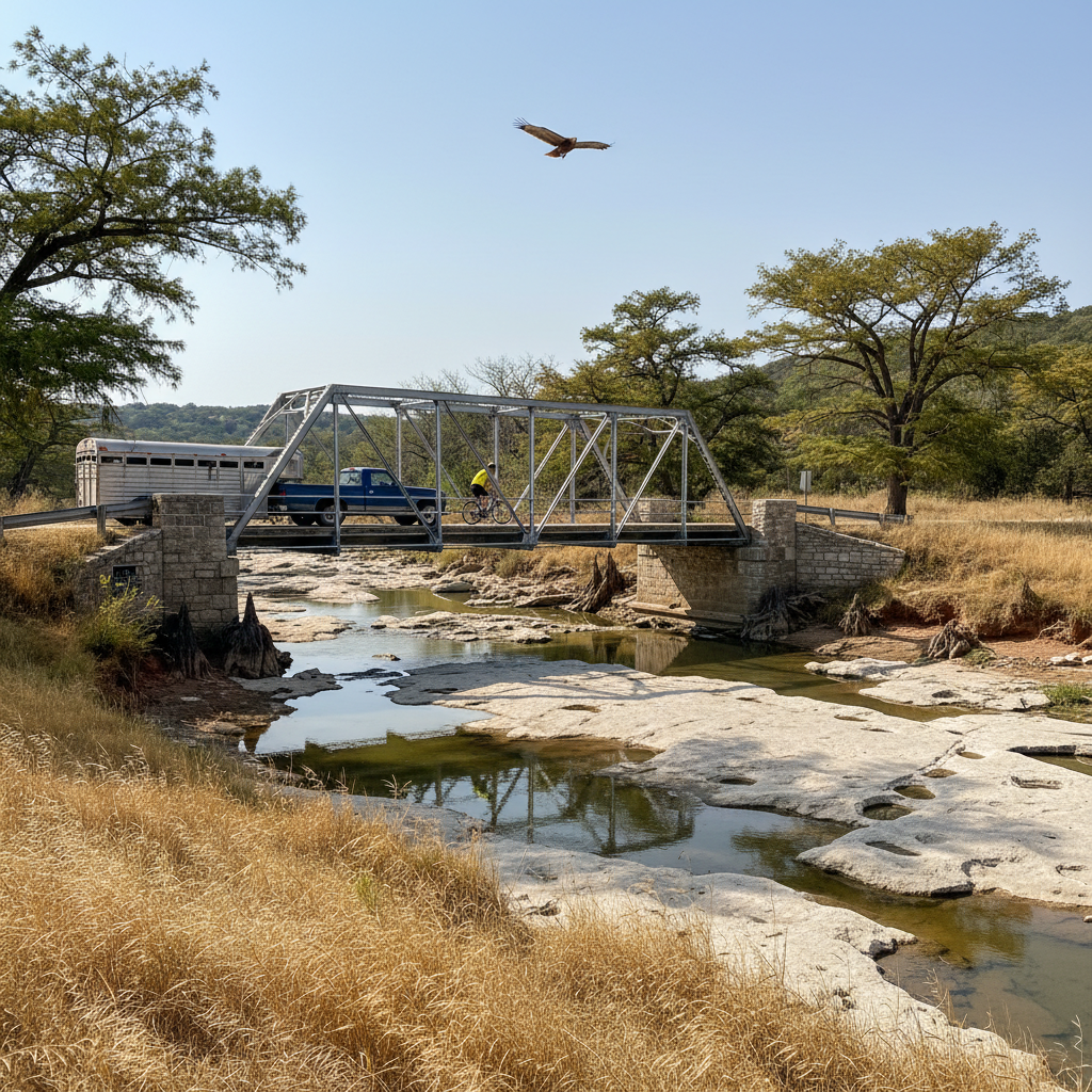 Texas Hill Country Low-Water Crossing photo reference