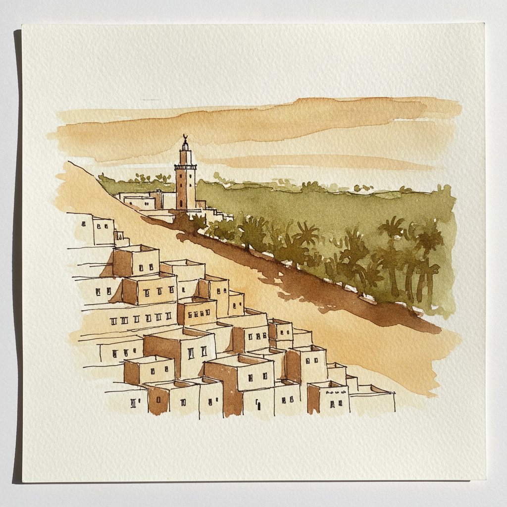 Ghardaïa M'zab valley example 1