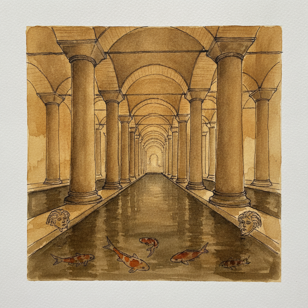 Basilica Cistern (Yerebatan Sarayı), Istanbul, Turkey example 1