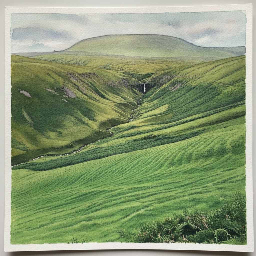 Howgill Fells from Sedbergh example 2