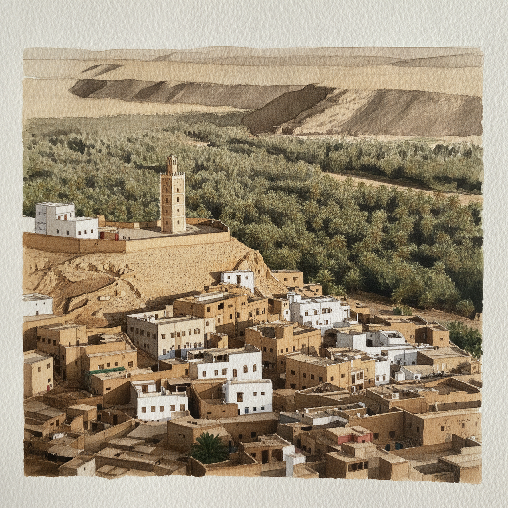 Ghardaïa M'zab valley example 2