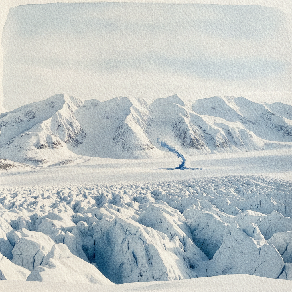Mount Logan from the Hubbard Glacier example 2
