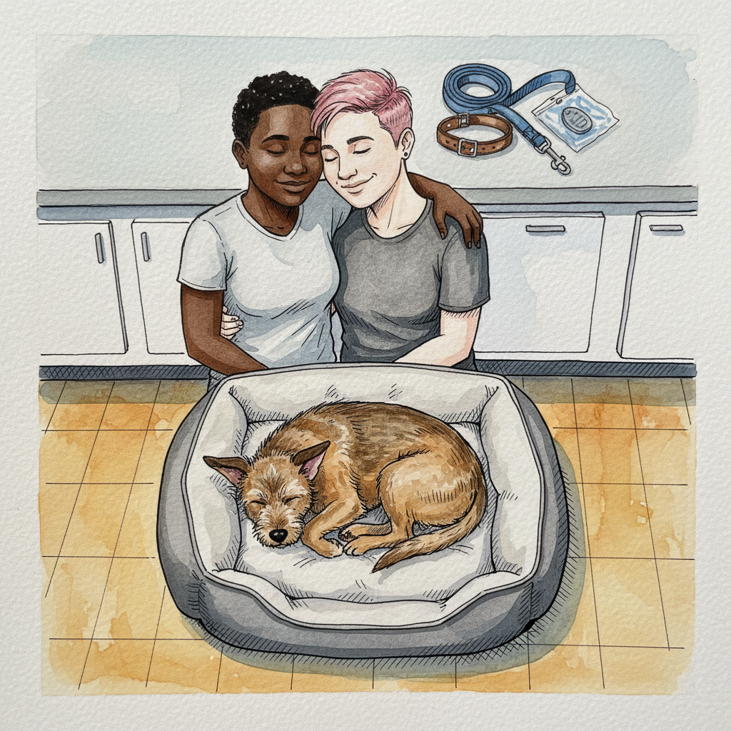 Couple with first dog Tighter & richer