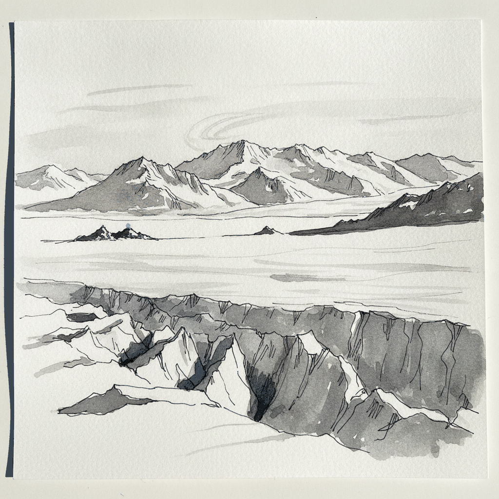 Mount Logan from the Hubbard Glacier example 3