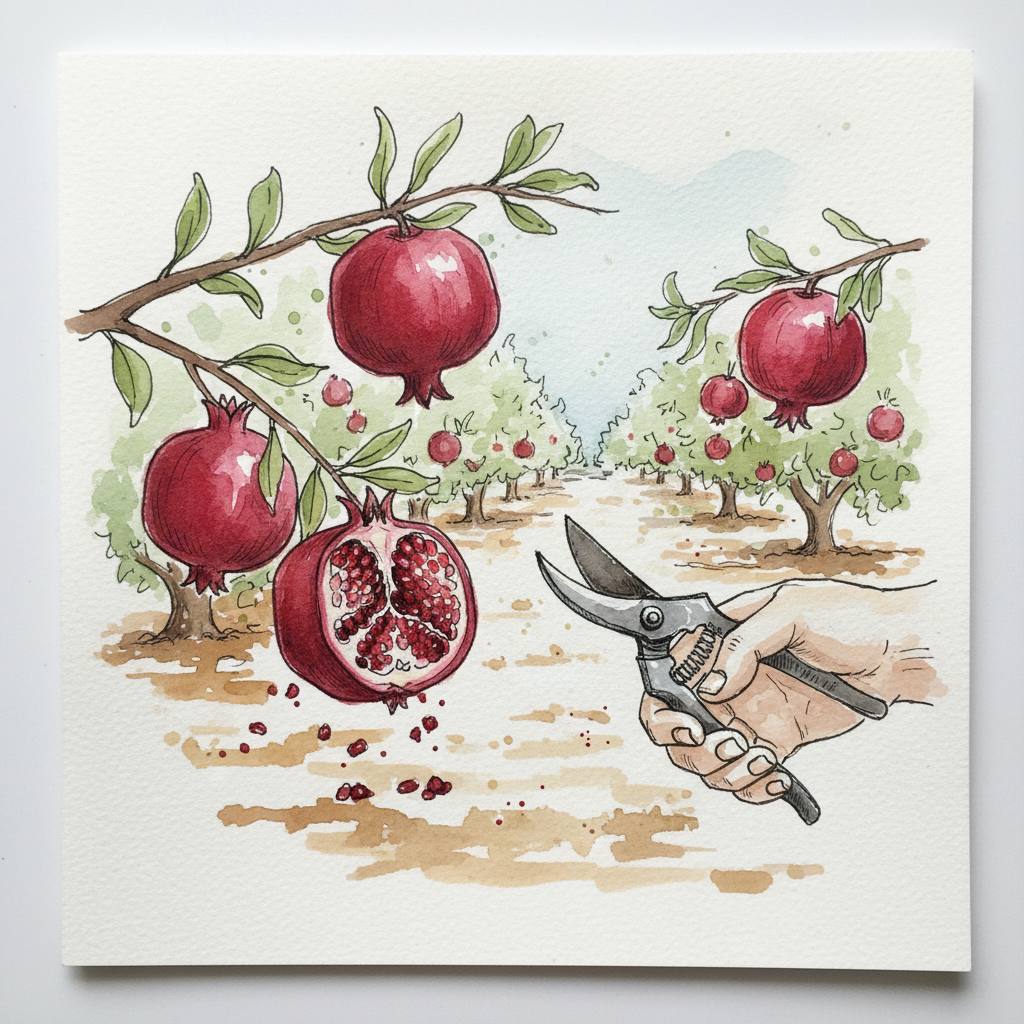 Pomegranate Loose & airy