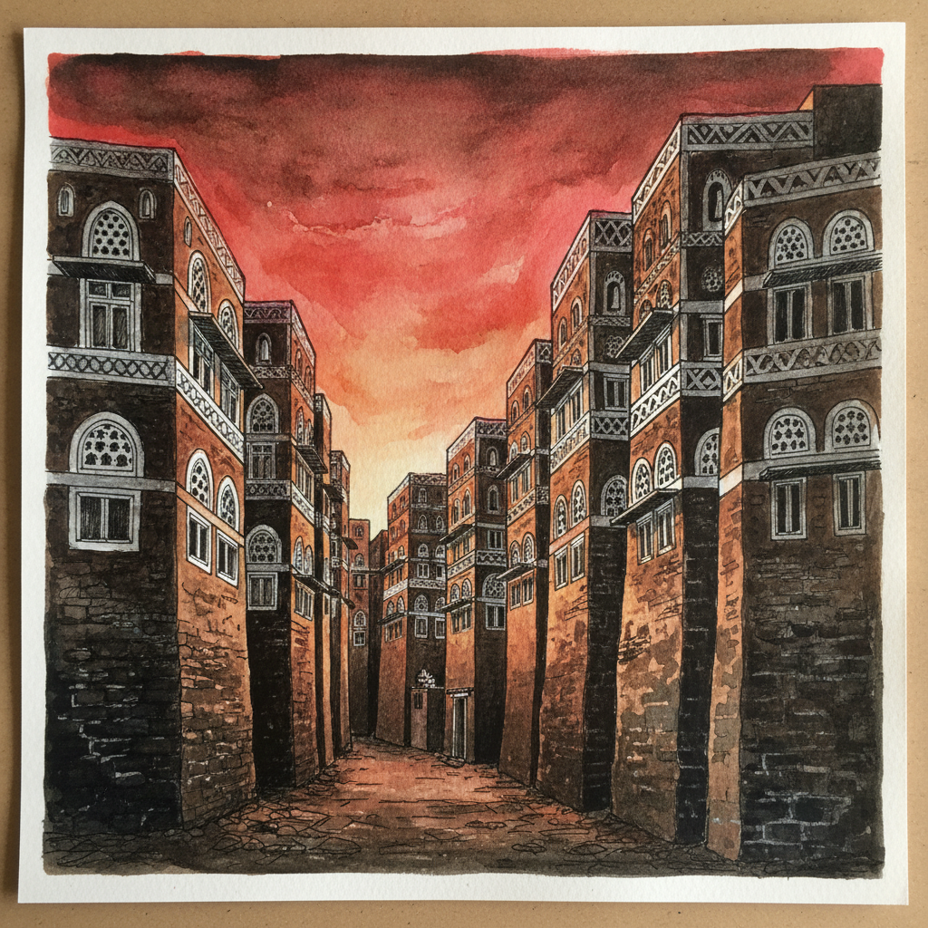 Sana'a Old City, Yemen example 1