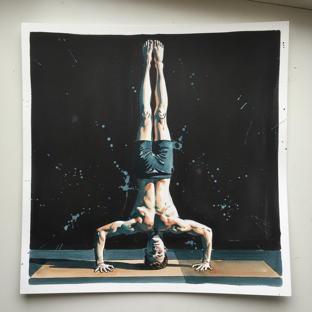 Tripod Headstand with Legs Extended Alternative interpretation